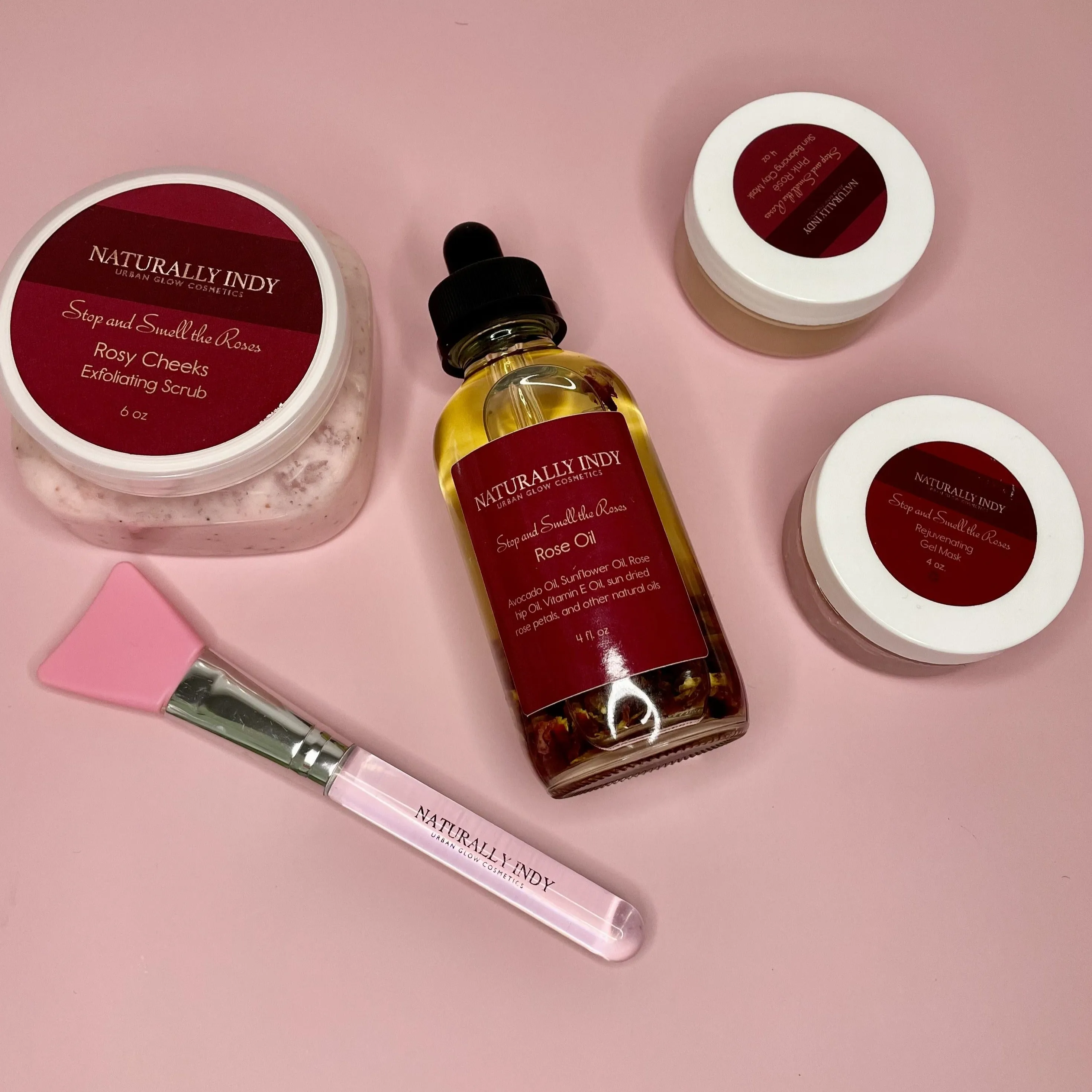 Rose Glow Spa Kit  (Luxe Home Spa Essentials)