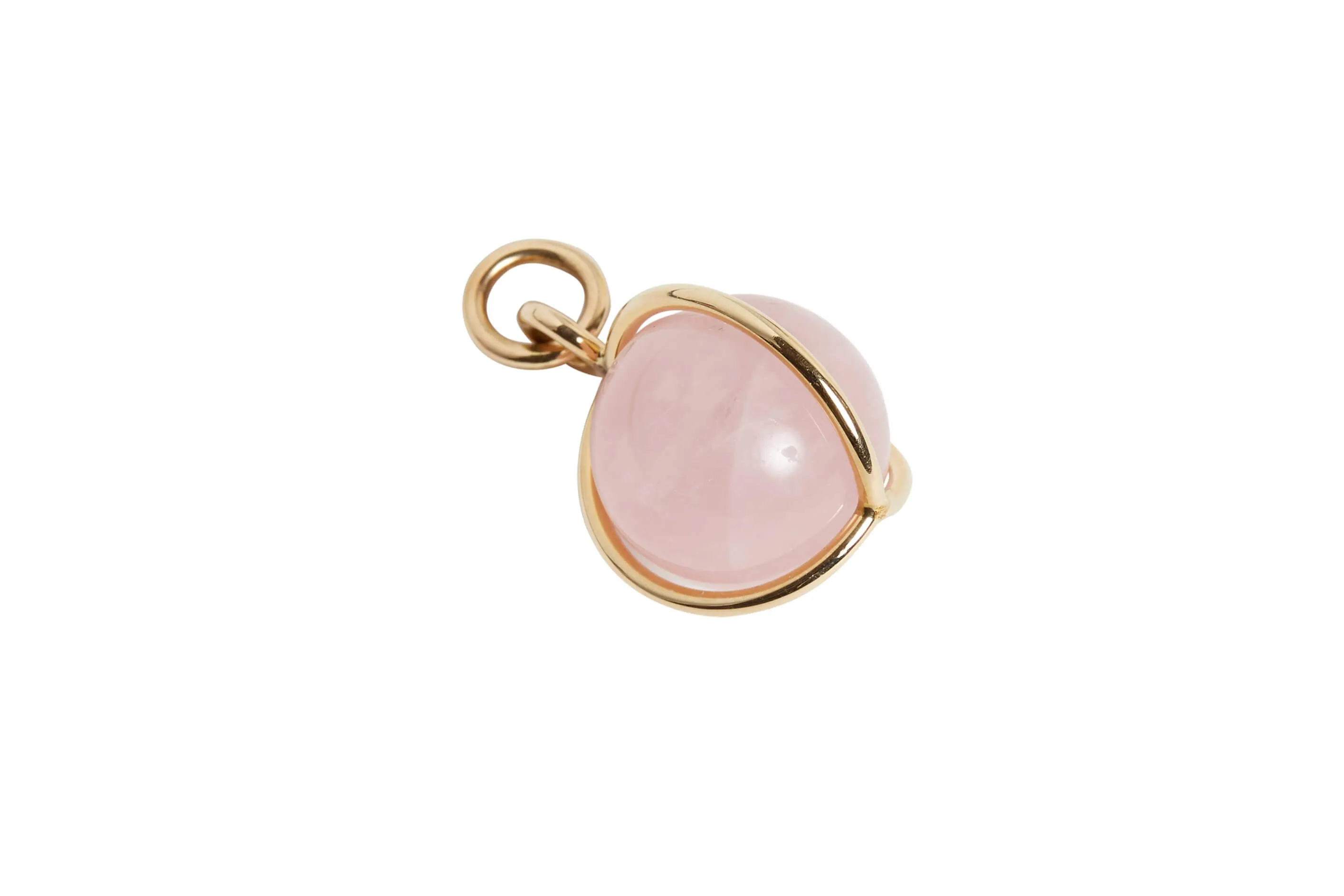 Rose Quartz Globe Pendant