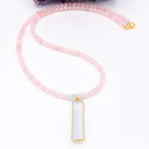 Rose Quartz Opalite Necklace