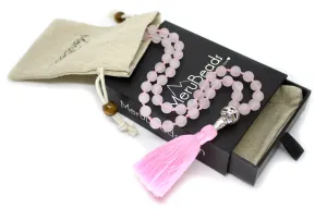 Rose Quartz Pocket Mala - 54 Beads Mini Mala
