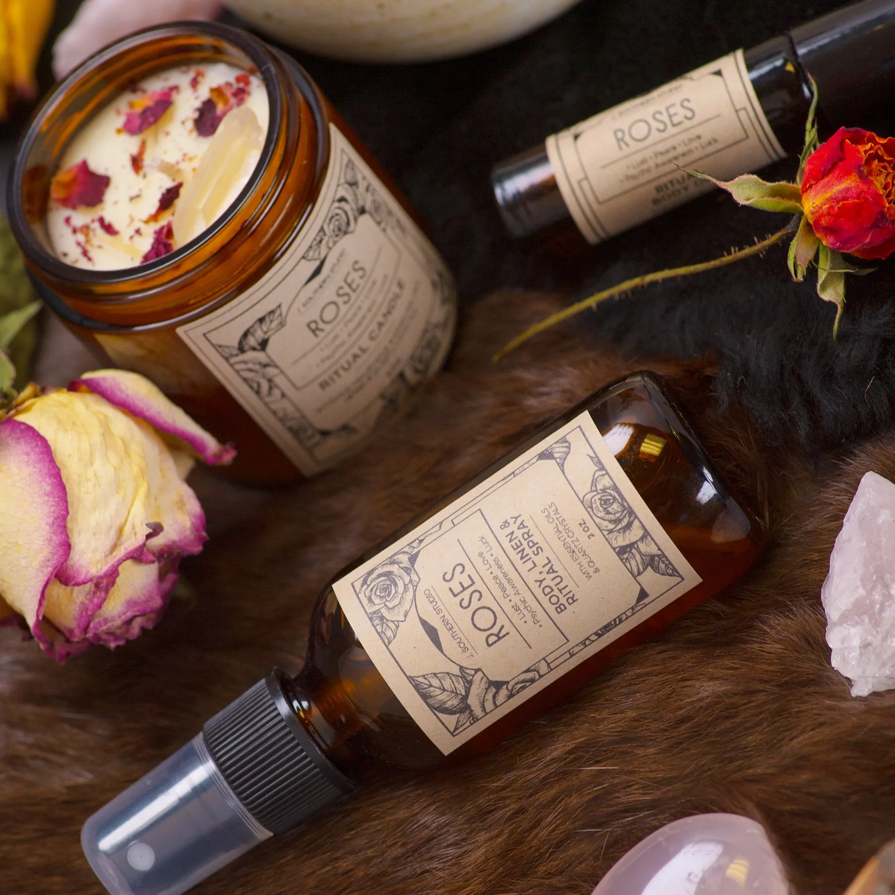 Roses Ritual Mist - For Love, Peace, Lust, Psychic Awareness, Luck