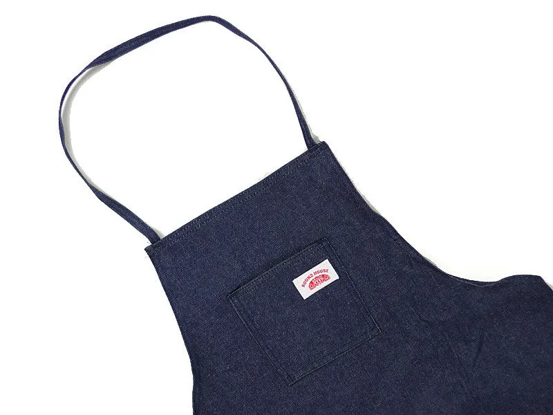 Round House Shop Apron 12 oz Denim or Duck Black Brown Blue BBQ Work - Made In USA