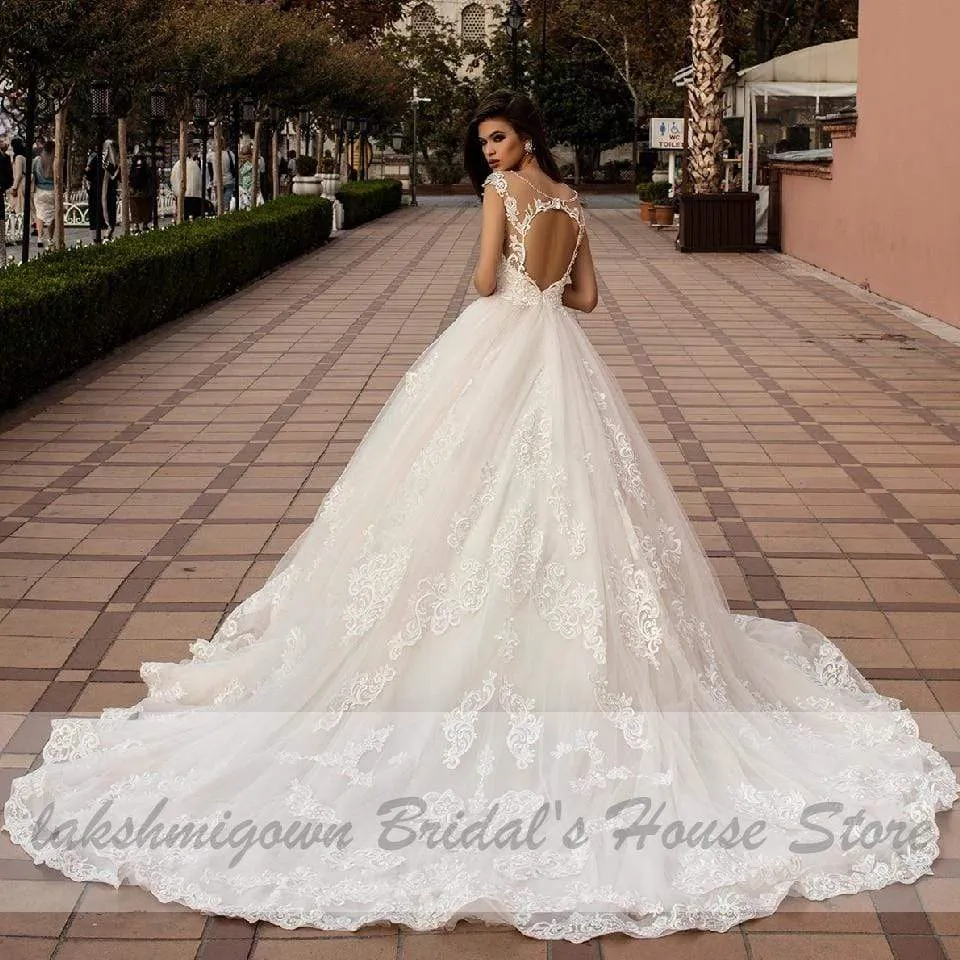 Roycebridal Luxury African Wedding Gowns Muslim Wedding Dresses