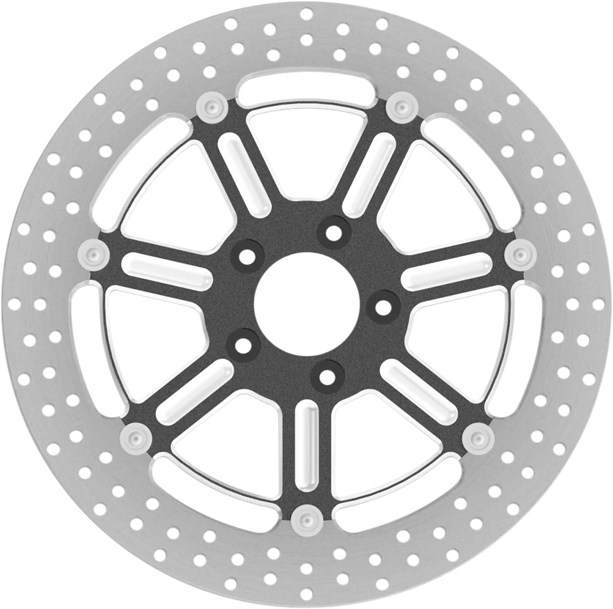 RSD 01333015DELLSBM Delmar 13in. Two-Piece Brake Rotor - Contrast-Cut Ops
