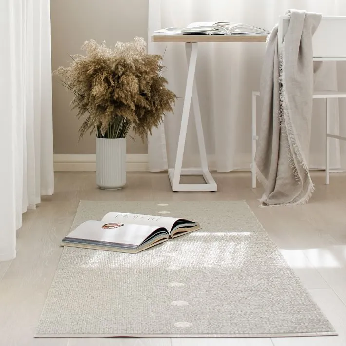Rug PEG in Dark Linen (Reversible)