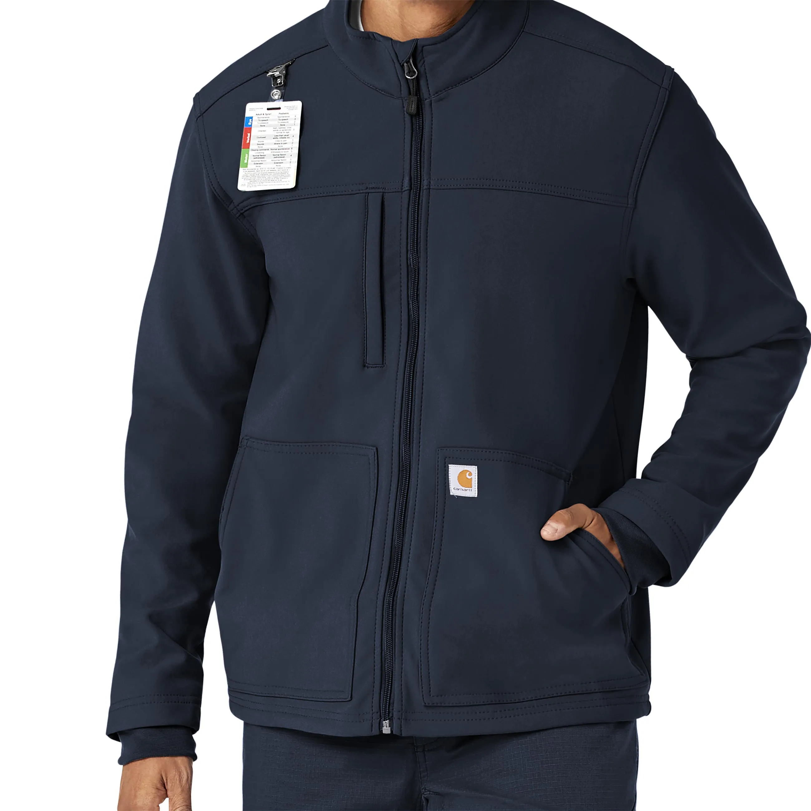 Rugged Flex C80023 Men's Bonded Fleece Jacket Navy