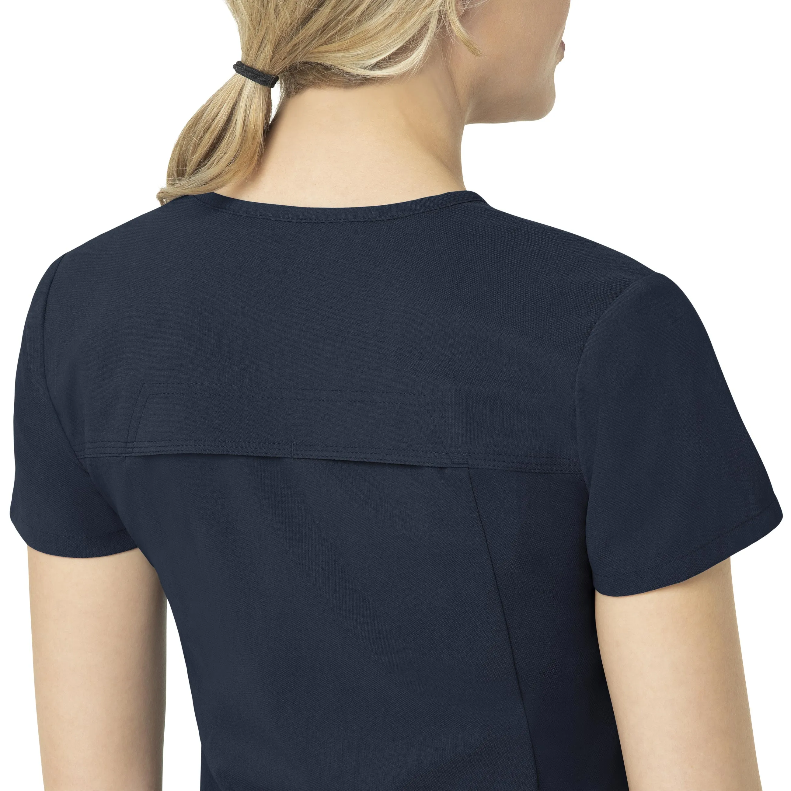 Rugged Flex Peak C12137 Tuck-In Scrub Top Navy