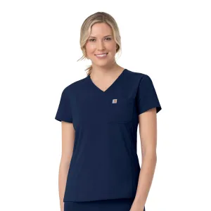 Rugged Flex Peak C12137 Tuck-In Scrub Top Navy