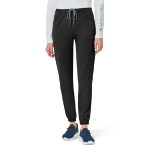 Rugged Flex Peak C52137 Cargo Jogger Scrub Pants Black