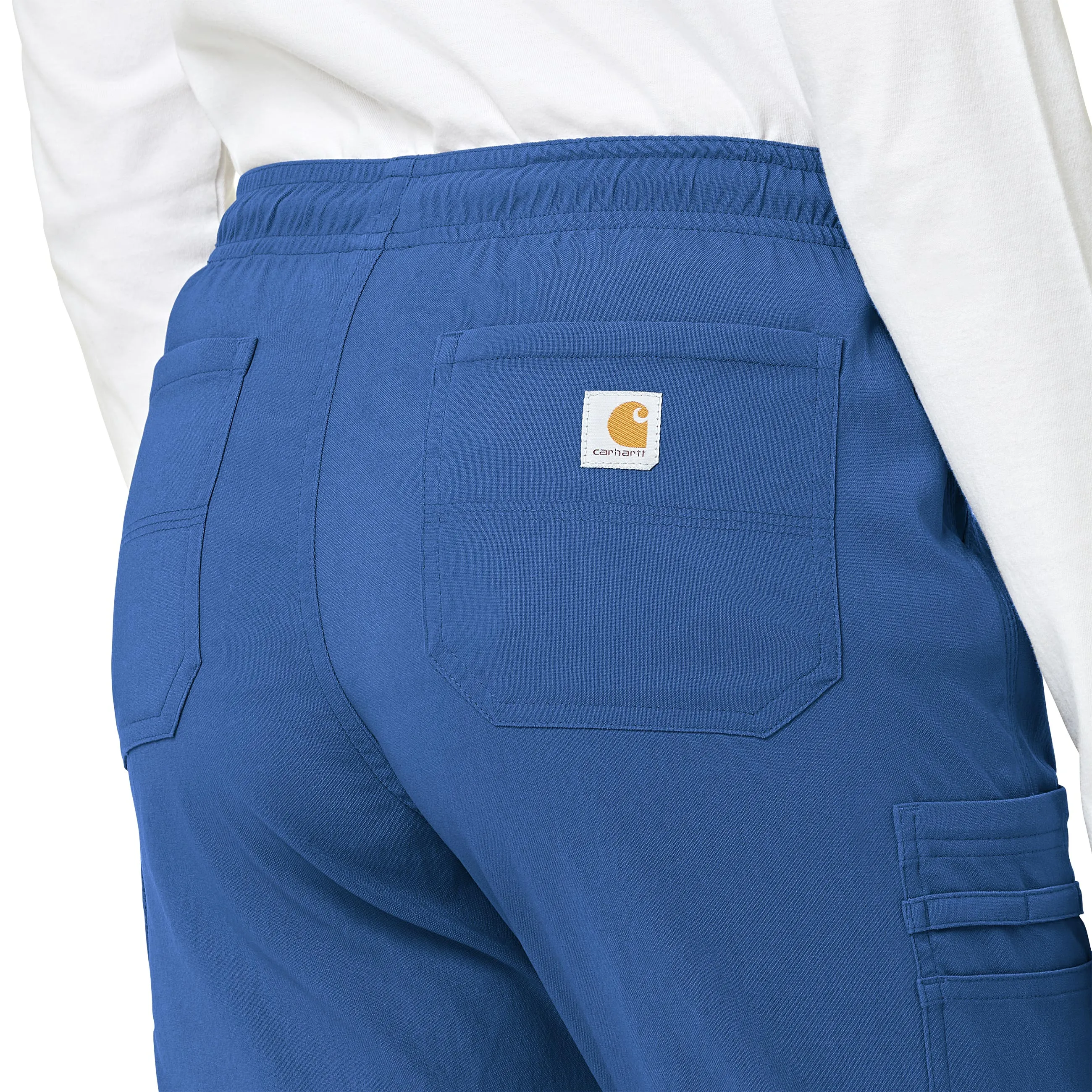 Rugged Flex Peak C52137 Cargo Jogger Scrub Pants Royal