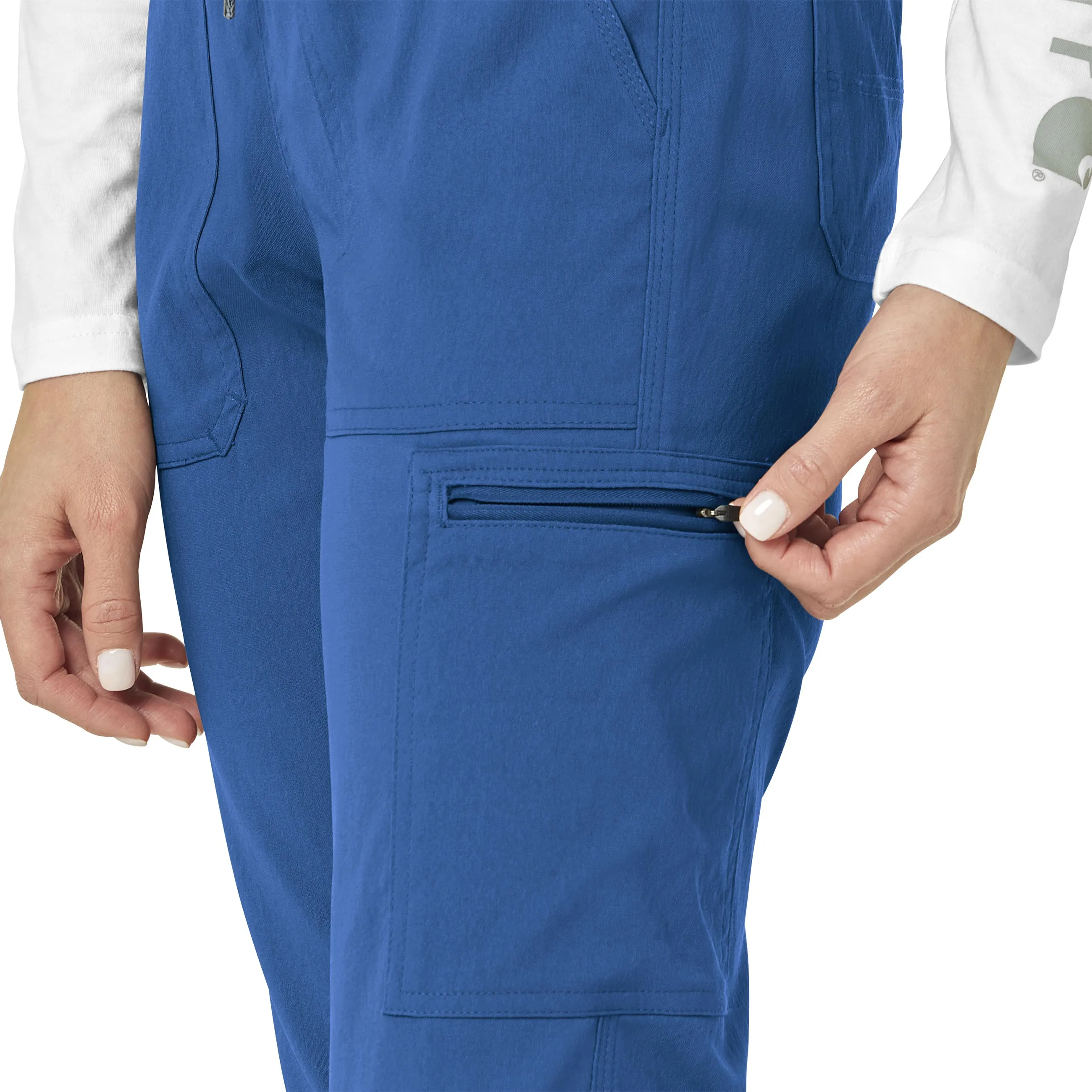 Rugged Flex Peak C52137 Cargo Jogger Scrub Pants Royal