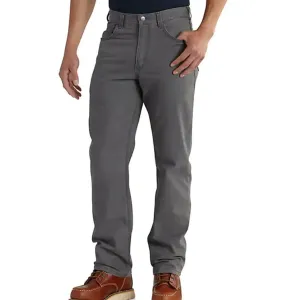 Rugged Flex® Relaxed Fit Canvas 5-Pocket Work Pant - Gravel - 102517