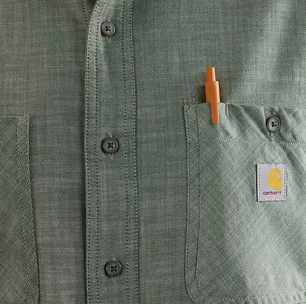 Rugged Flex® Relaxed Fit Lightweight Short-Sleeve Plaid Shirt - Big - 106745B