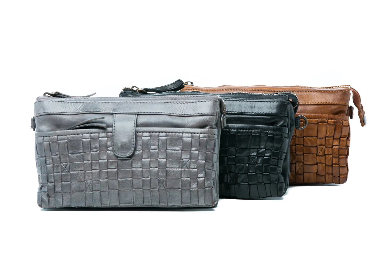 RUGGED HIDE SADIE WOVEN SLING/CLUTCH BAG