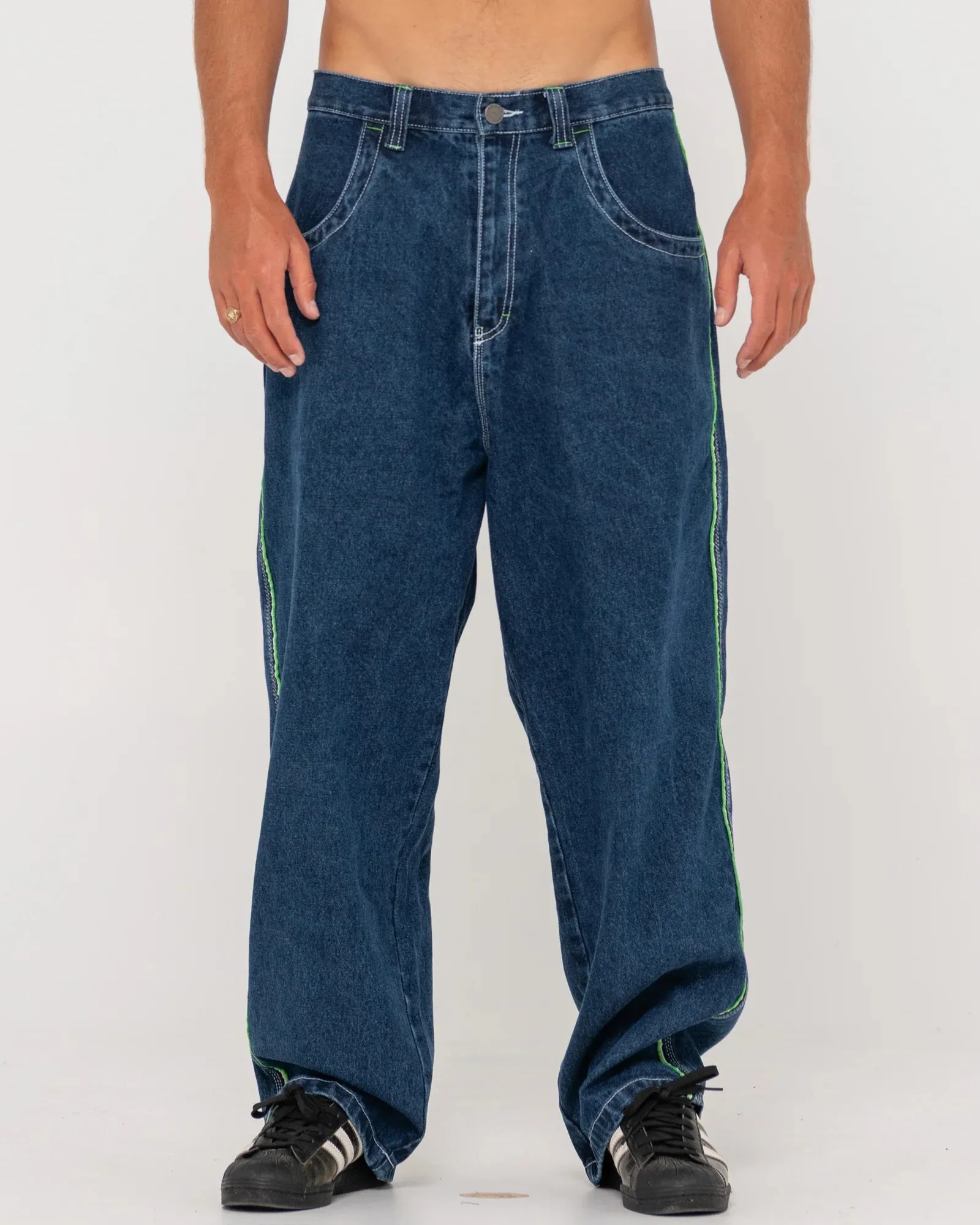 Rusty Flip Daddy 2.0 Jean - Deep Sea Blue