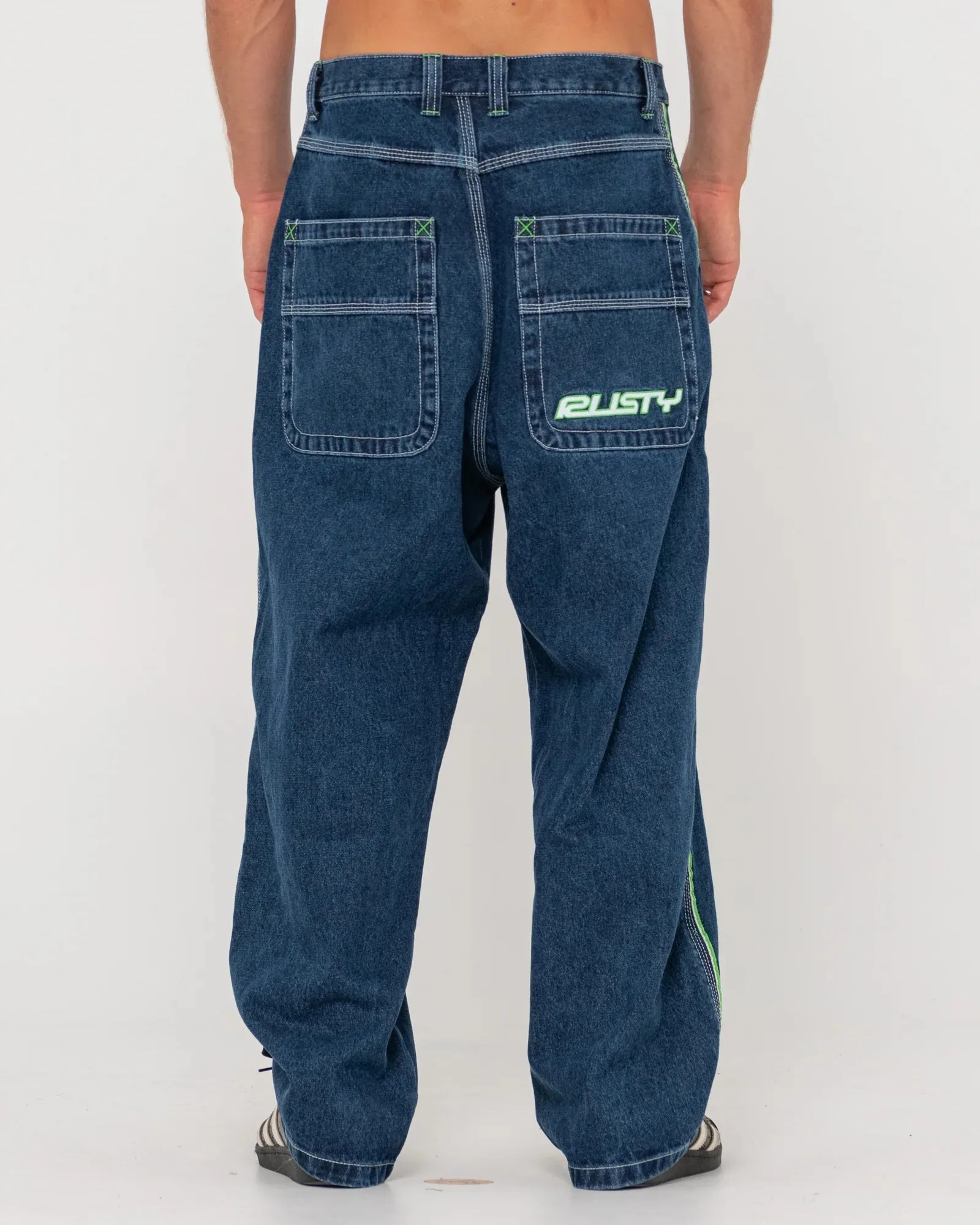 Rusty Flip Daddy 2.0 Jean - Deep Sea Blue