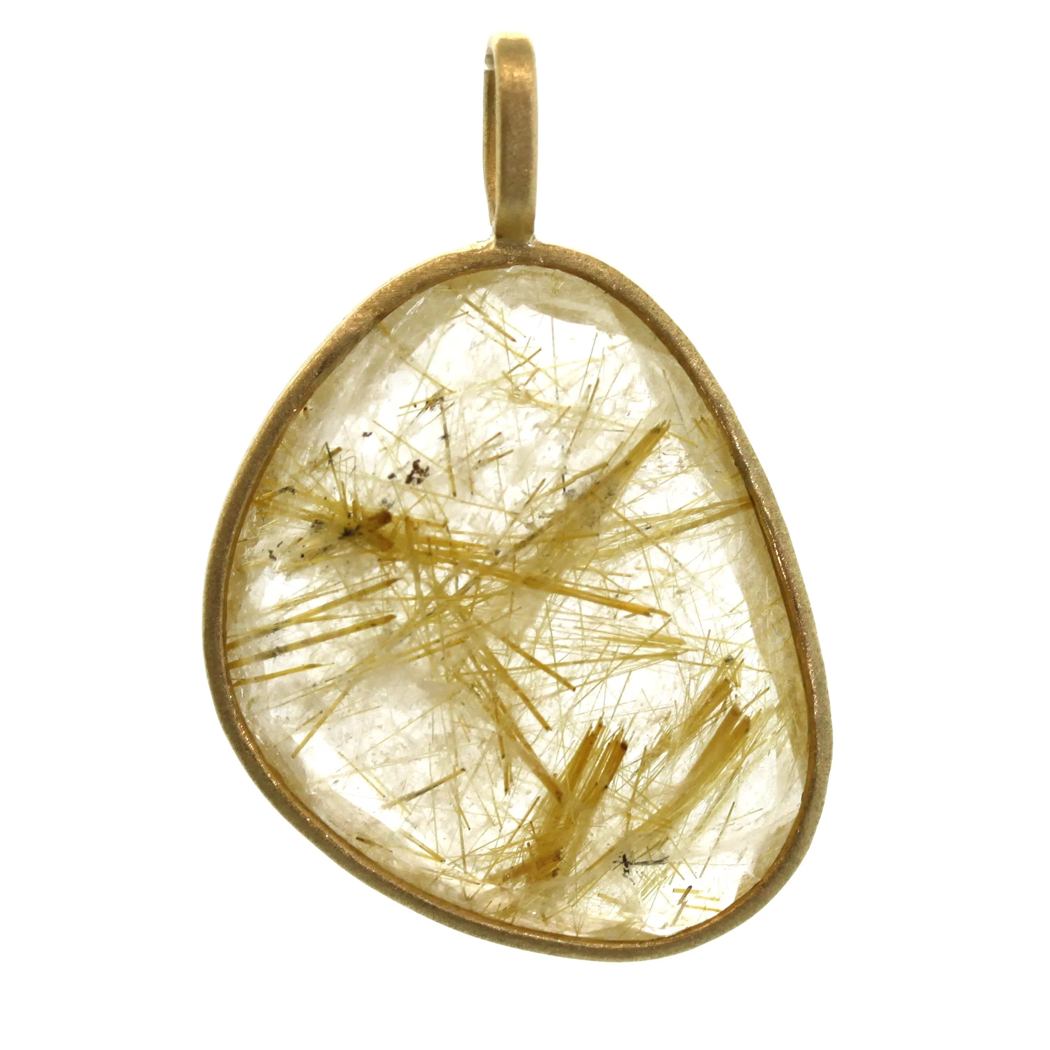 Rutilated Quartz Pendant