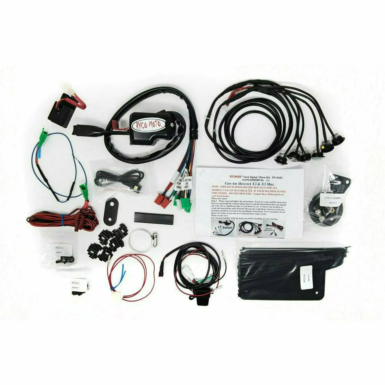 RYCO Can Am Maverick (2018 ) Turn Signal/Horn Kit