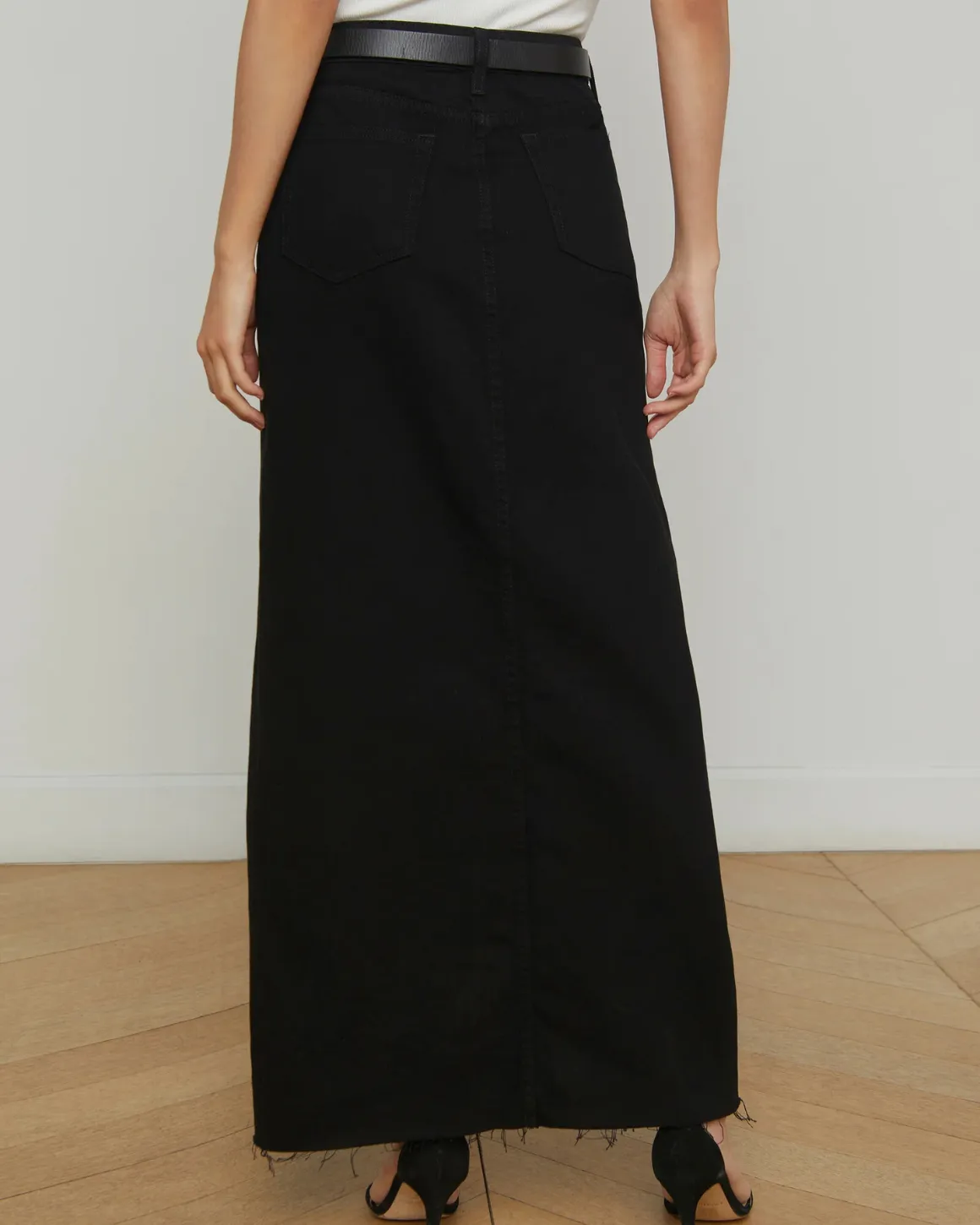 Rysa Slit Front Maxi Skirt