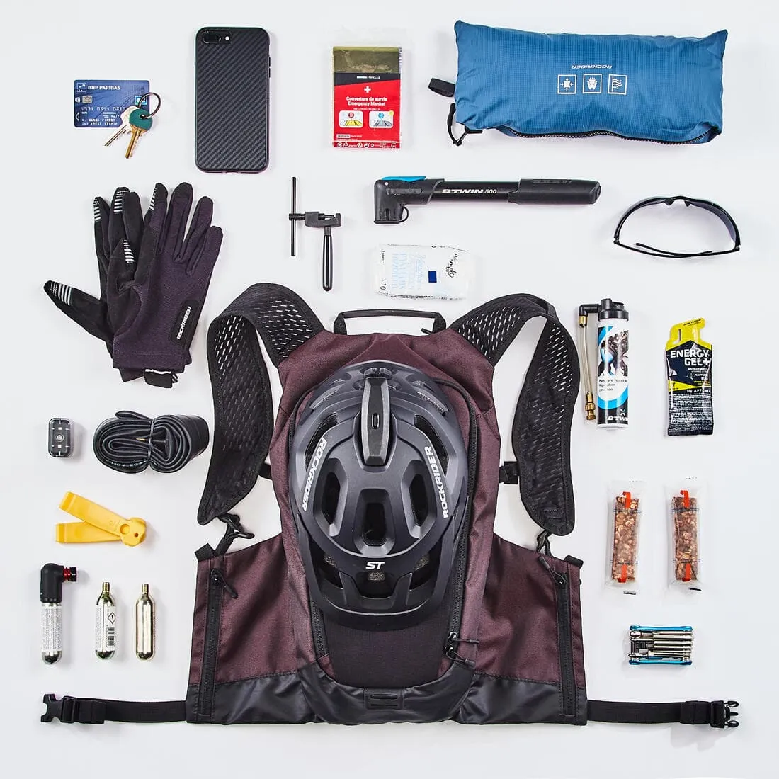 SAC À DOS HYDRATATION VTT EXPLORE 7L/2L eau