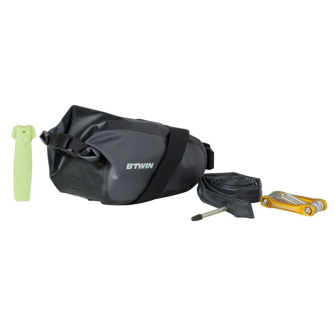 SACOCHE DE SELLE VELO 900 L 2,5 L ETANCHE NOIR