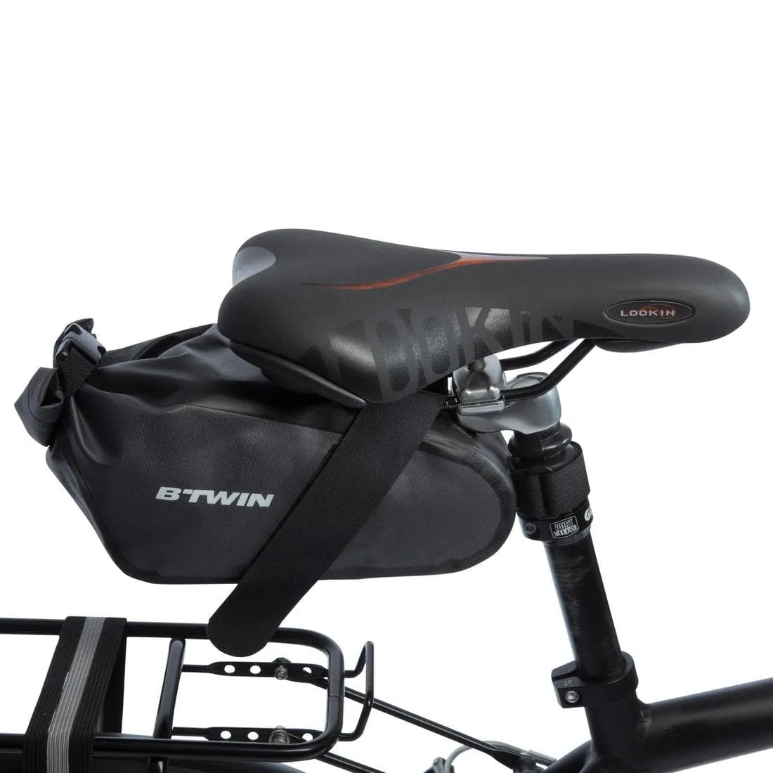 SACOCHE DE SELLE VELO 900 L 2,5 L ETANCHE NOIR