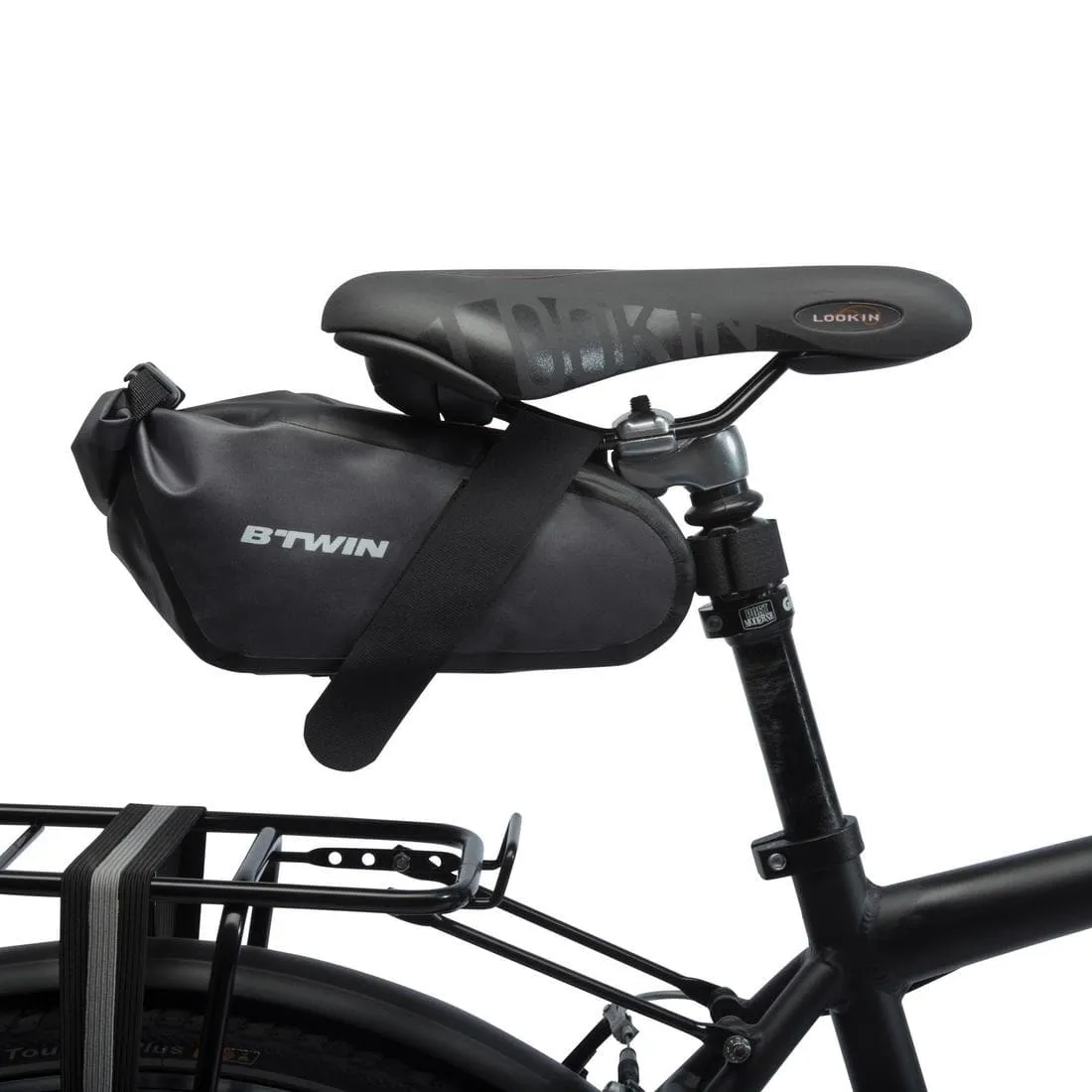 SACOCHE DE SELLE VELO 900 L 2,5 L ETANCHE NOIR