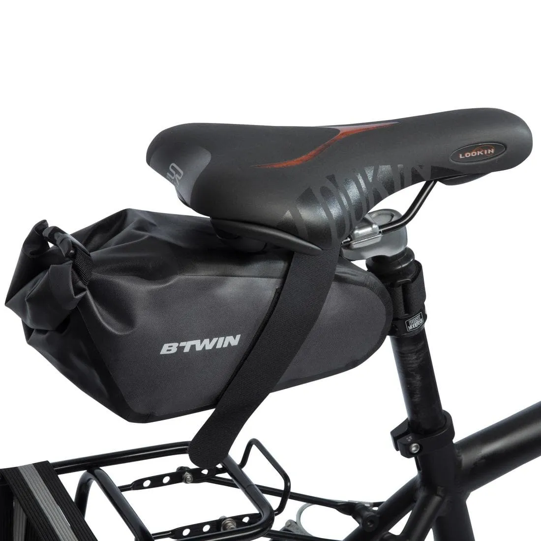 SACOCHE DE SELLE VELO 900 L 2,5 L ETANCHE NOIR