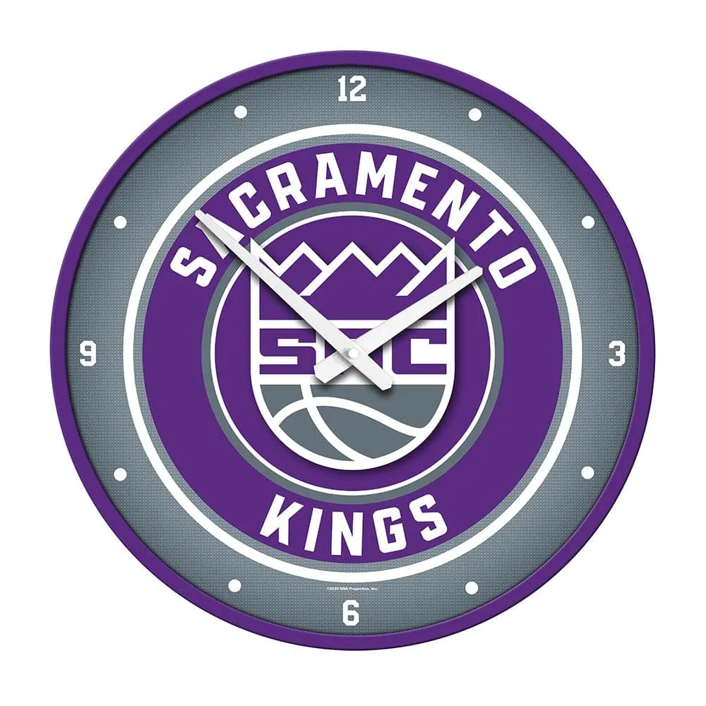 Sacramento Kings: Modern Disc Wall Clock