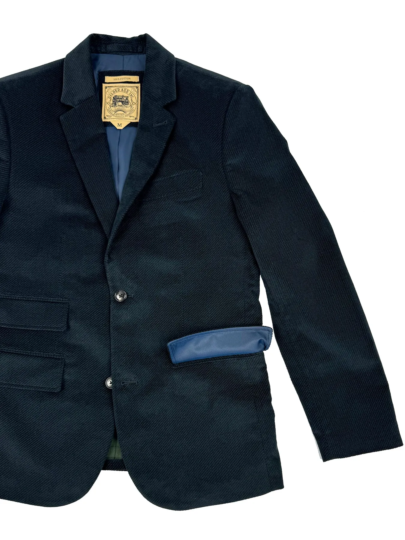 Sage Moleskin Twill Blazer
