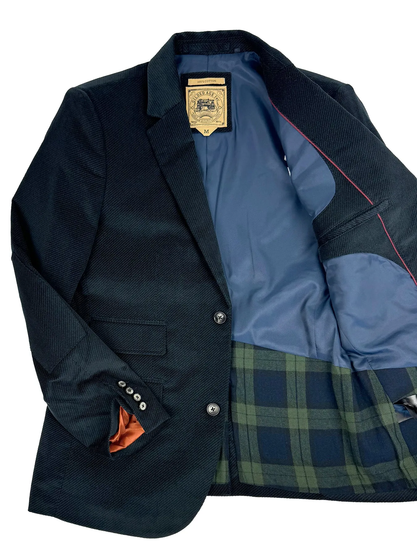 Sage Moleskin Twill Blazer