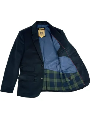 Sage Moleskin Twill Blazer