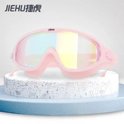SAILBEE Swimming Goggles Women's Waterproof And Anti Fog HD Swimming Glasses Diving Men's Professional Swimming Cap Set YJ01