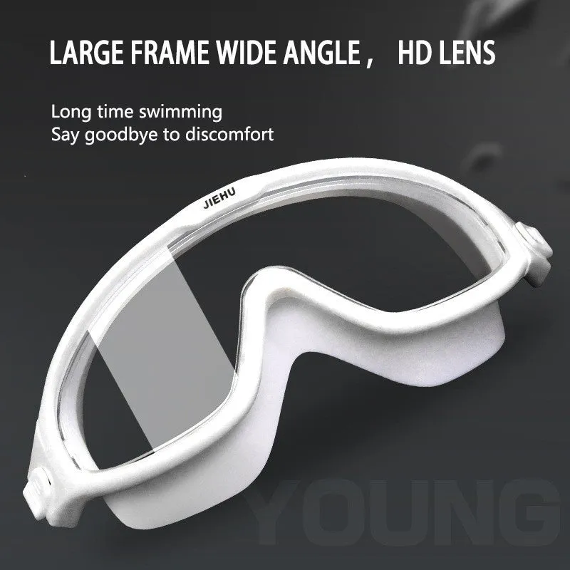 SAILBEE Swimming Goggles Women's Waterproof And Anti Fog HD Swimming Glasses Diving Men's Professional Swimming Cap Set YJ01