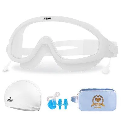 SAILBEE Swimming Goggles Women's Waterproof And Anti Fog HD Swimming Glasses Diving Men's Professional Swimming Cap Set YJ01
