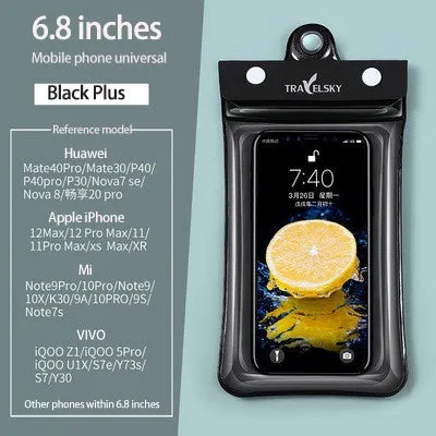 SAILLBEE Waterproof Cellphone Bag TPU Swimming Waterproof Phone Set Touch Screen Sealed Diving Mobile Phone Shell SB-YJ49