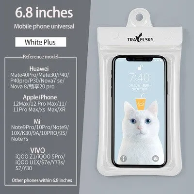 SAILLBEE Waterproof Cellphone Bag TPU Swimming Waterproof Phone Set Touch Screen Sealed Diving Mobile Phone Shell SB-YJ49