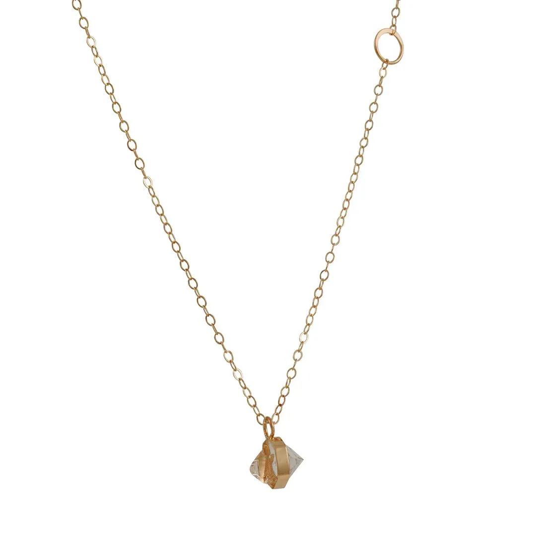 SALE - Herkimer Quartz Pendant Necklace