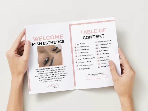 Salon Handbook Template