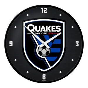 San Jose Earthquakes: Modern Disc Wall Clock