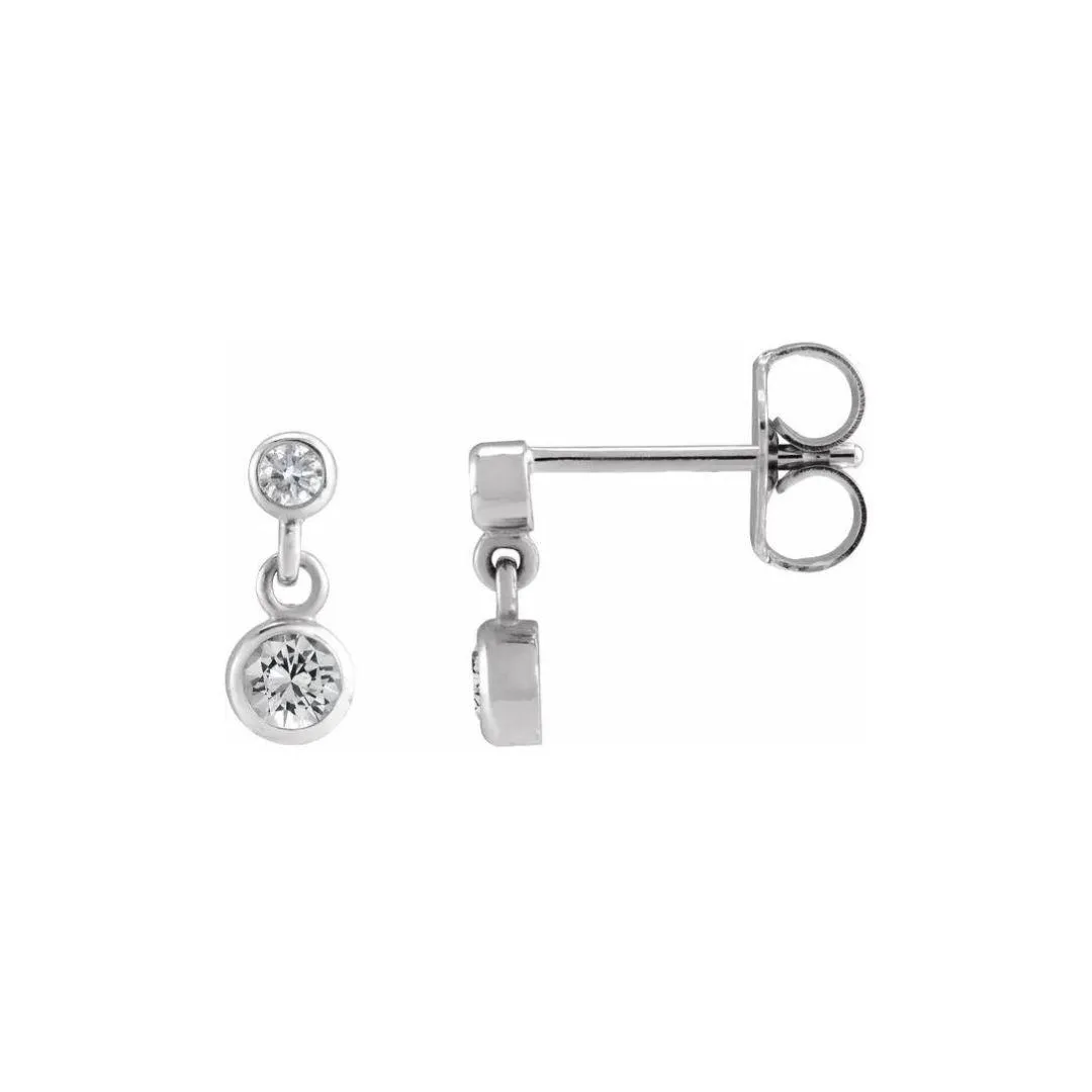 Sapphire Dangle Earrings