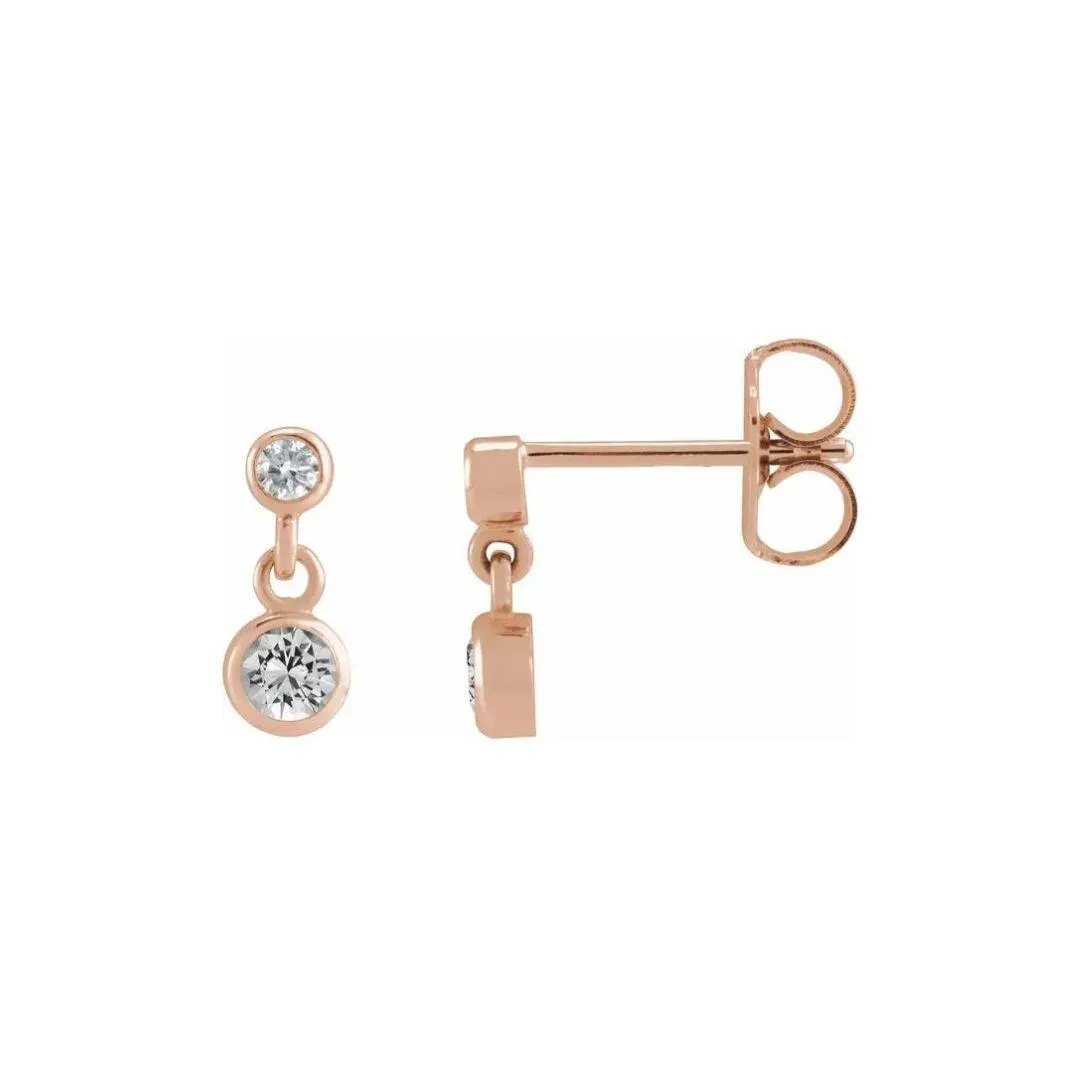 Sapphire Dangle Earrings