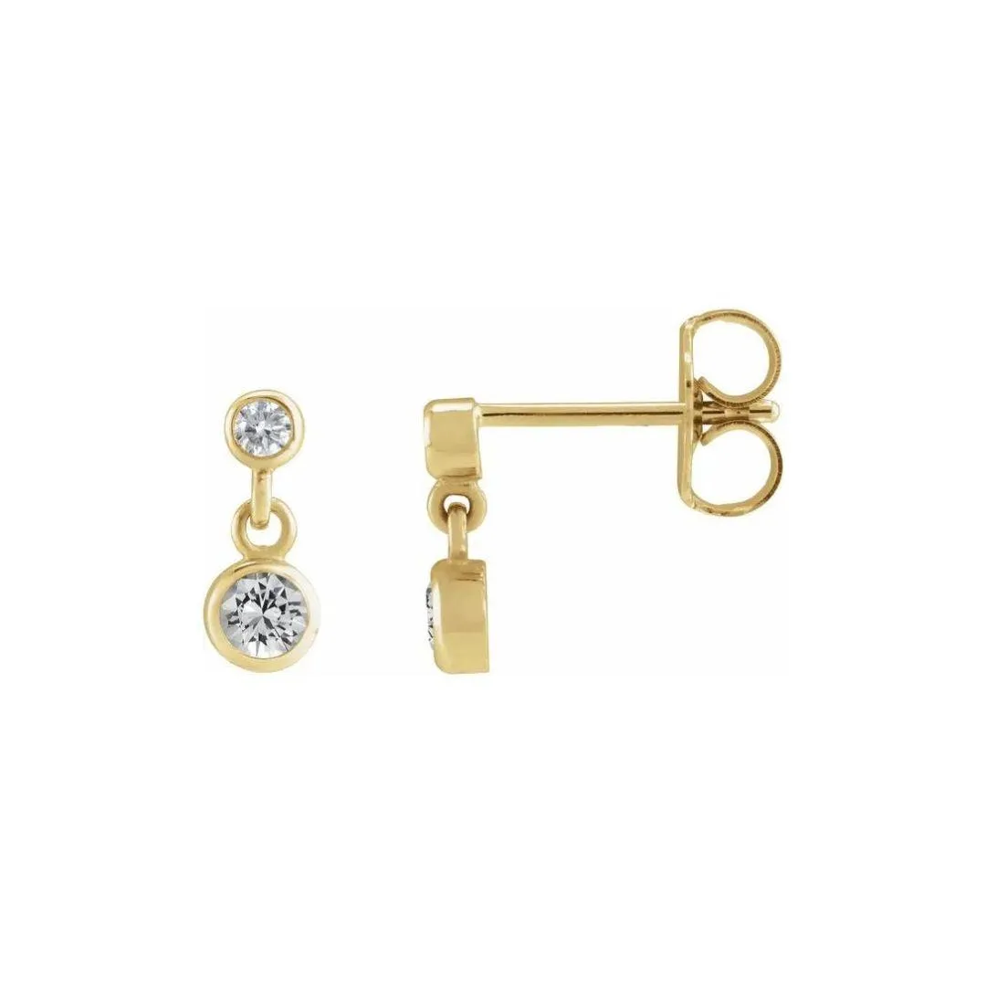 Sapphire Dangle Earrings