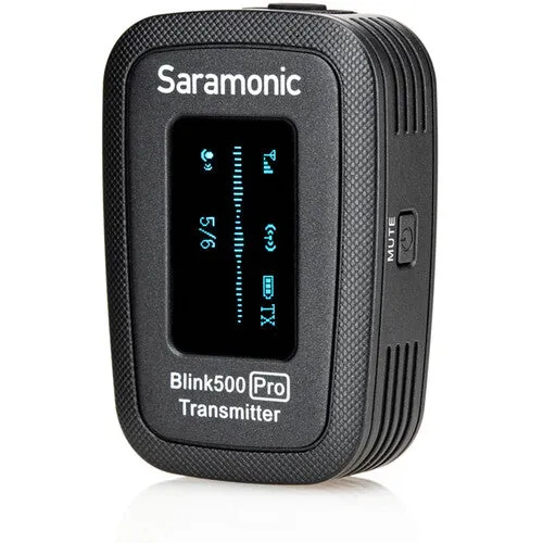Saramonic Blink 500 Pro B2 2-Person Digital Camera-Mount Wireless Omni Lavalier Microphone System (2.4 GHz, Black)