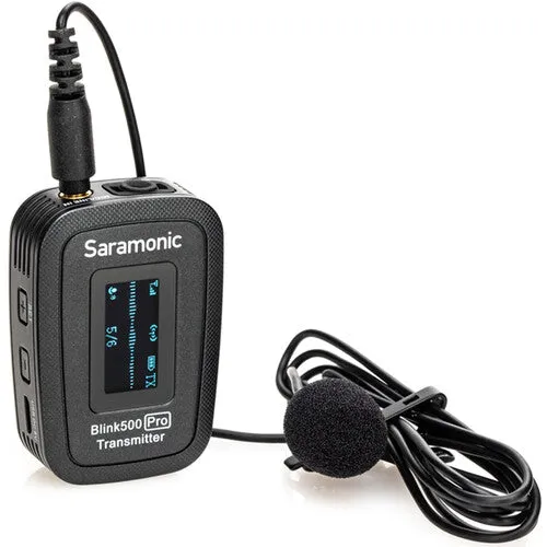 Saramonic Blink 500 Pro B2 2-Person Digital Camera-Mount Wireless Omni Lavalier Microphone System (2.4 GHz, Black)