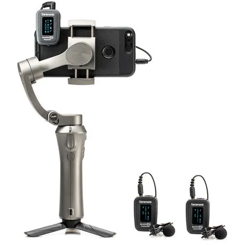 Saramonic Blink 500 Pro B2 2-Person Digital Camera-Mount Wireless Omni Lavalier Microphone System (2.4 GHz, Black)