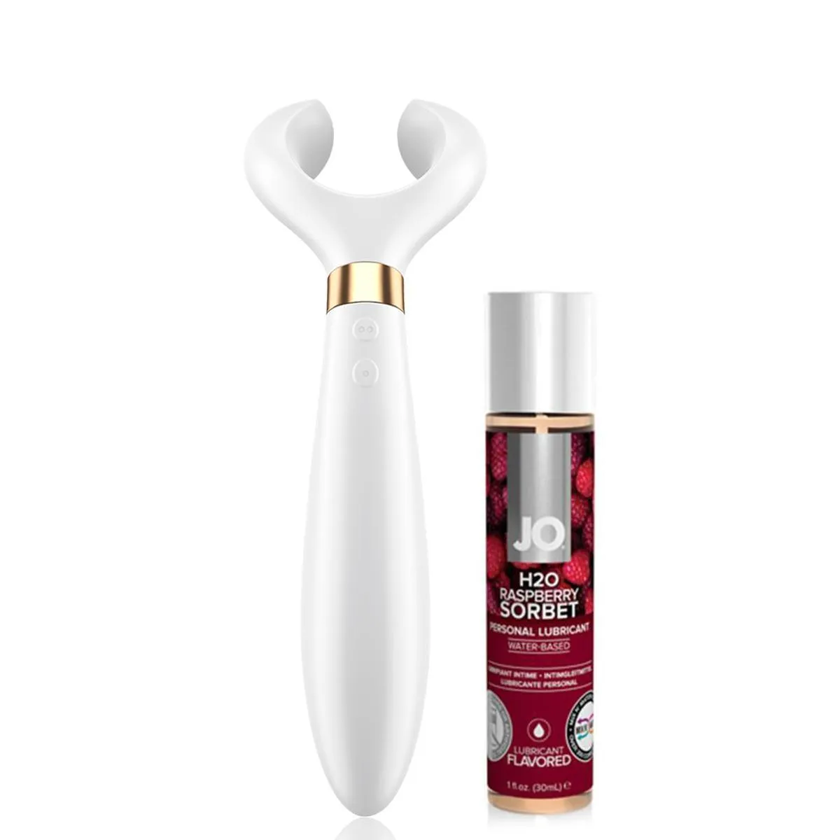 Satisfyer Partner Multifun Vibrator 3 - Silicone Multi-Use Vibrator   30ml Lube
