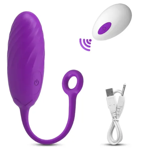 Scandals 10-Function Rechargeable Remote Controlled Vibrating Egg