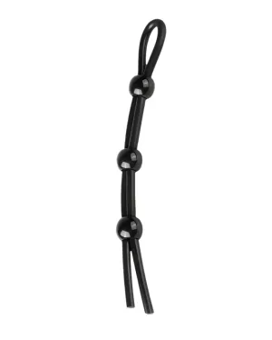 Scandals Triple Loop Adjustable Cock and Ball Ring for Stamina and Enhanced Performance