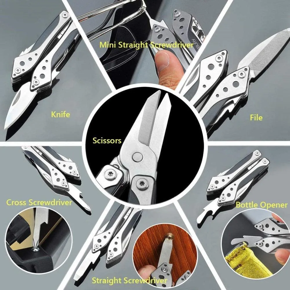 Scissors Multi-Tool & Pliers Keychain
